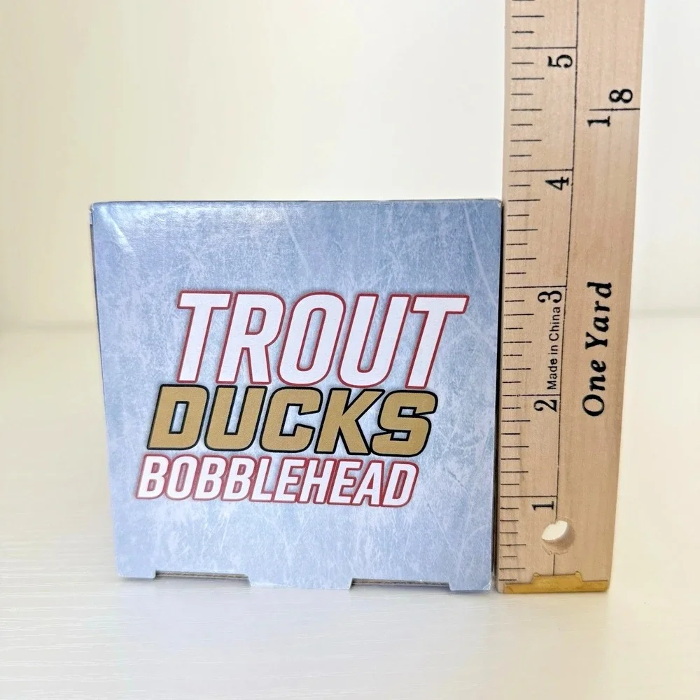 Mike Trout Ducks Bobblehead 2019 Los Angeles Angels Anaheim Hockey SGA NEW